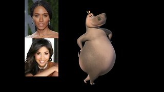 Animated Voice Comparison- Gloria (Madagascar)