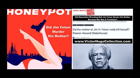 Did Reputation Wrecking Ball Jim Fetzer Murder His Mother Because She Was A Cheap Prostitute