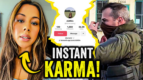 She Tried To DOX a Federal ICE Agent, Then THIS HAPPENED!!!