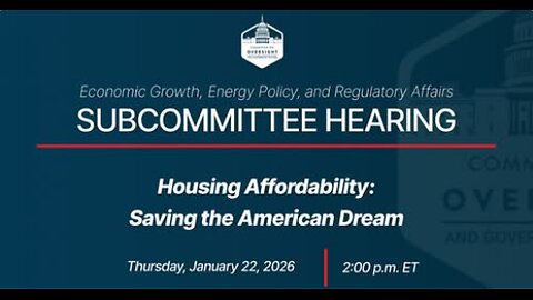 Housing Affordability: Saving the American Dream