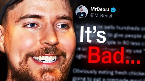 Mr Beast Finally Responds...It's Bad [mv62ZSe-xmM]