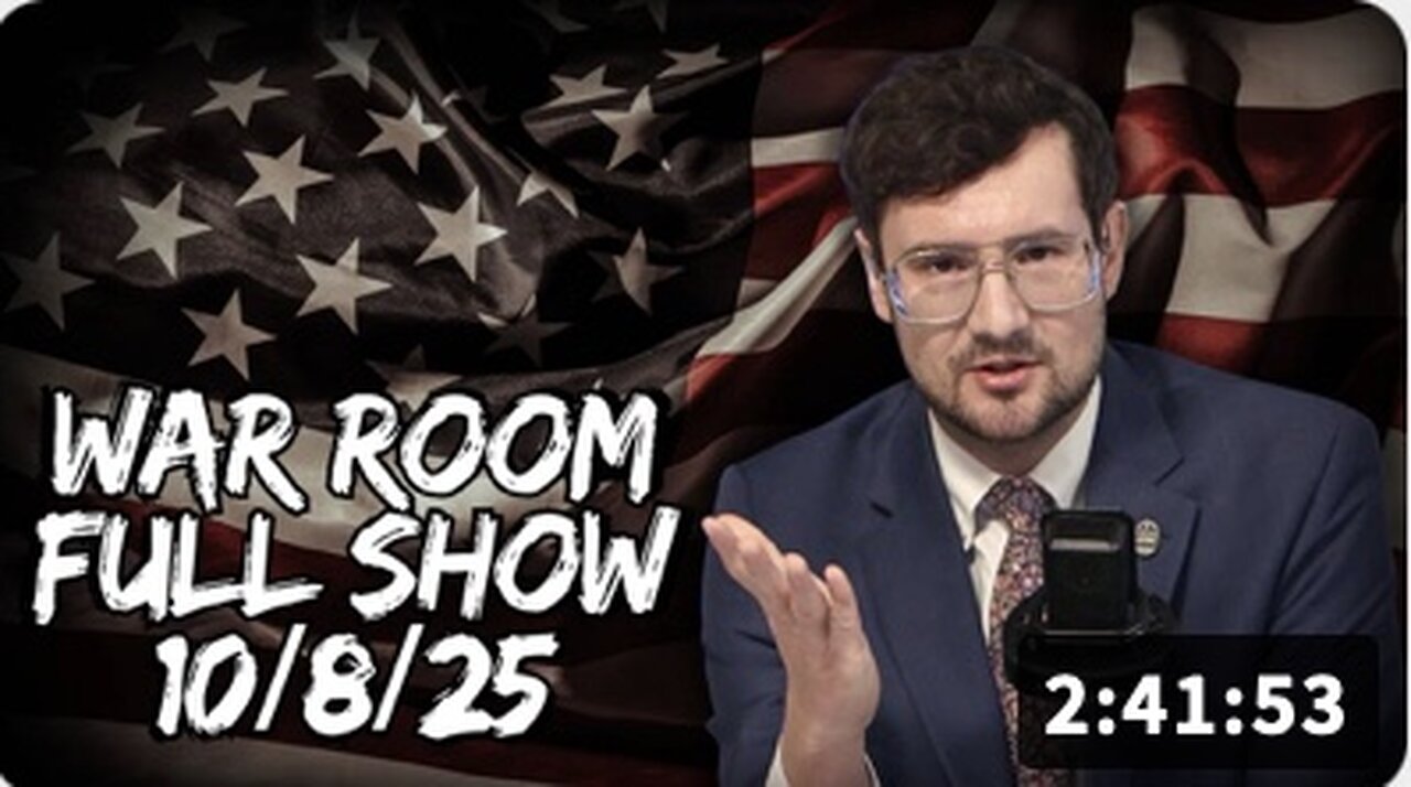 10 8 25 WAR ROOM Harrison Smith Sources Told Candace Charlie Thought He Would Be Killed