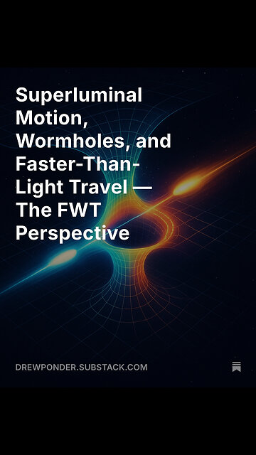 Superluminal Motion, Wormholes, and Faster-Than-Light Travel — The FWT Perspective