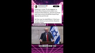 President Trump addressed the Israeli Knesset bragging about Adelson's aggressive Israel lobbying.