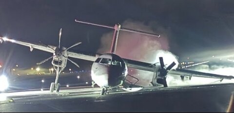 Investigation launched after crash landing of a passenger plane in Canada