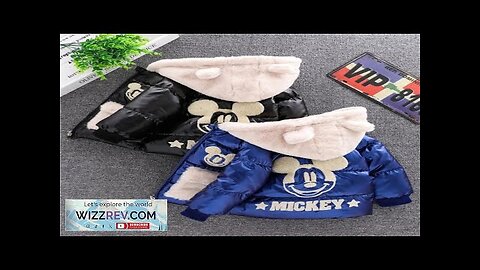 Baby Girls Boys down Jacket 2024 Winter Coats Children Clothes Mickey Mouse Review