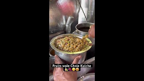 Chole kulche __ famous Chole Kulche in Delhi for ₹ 60_- only __ Shalimar Bagh