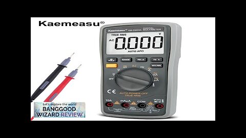 Kaemeasu KM-DM03A Professional High Precision Digital Multimeter DC & AC Voltage Current Review