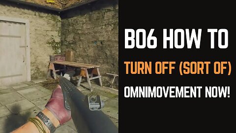 Black Ops 6 Turn Off Omnimovement: Quick Guide!