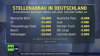 Deutsche Wirtschaft unter Druck: Stellenabbau bei Lufthansa, Bosch und Co.