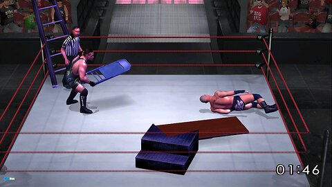 Rob Van dam vs Rodney Mack|TLC |π🪜🪑 SmackDown Here Comes the Pain |#💪 Rvd👎 # Frog Splash#