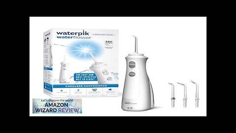 Waterpik Cordless Pearl Rechargeable Portable Water Flosser for Teeth, Gums, Braces Care Review