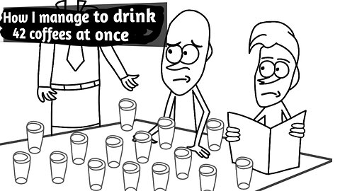 How I manage to drink 42 coffees at once (Kevin&Victor's Show) SO1 EPO6