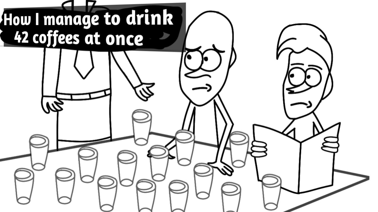 How I manage to drink 42 coffees at once (Kevin&Victor's Show) SO1 EPO6