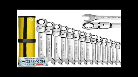 WOZOBUY Flex Head Ratcheting Wrench Set- Metric Ratchet Combination Wrenches CrV Gear Review