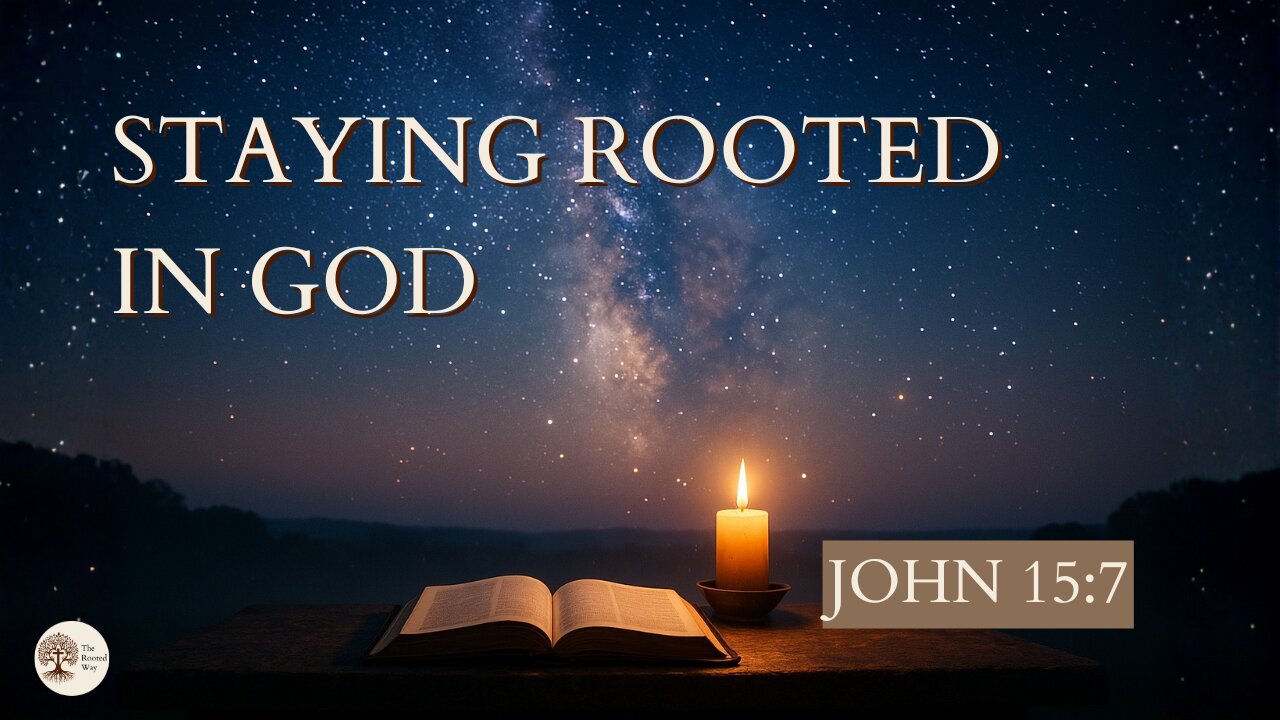 Staying Rooted in God John 15:7