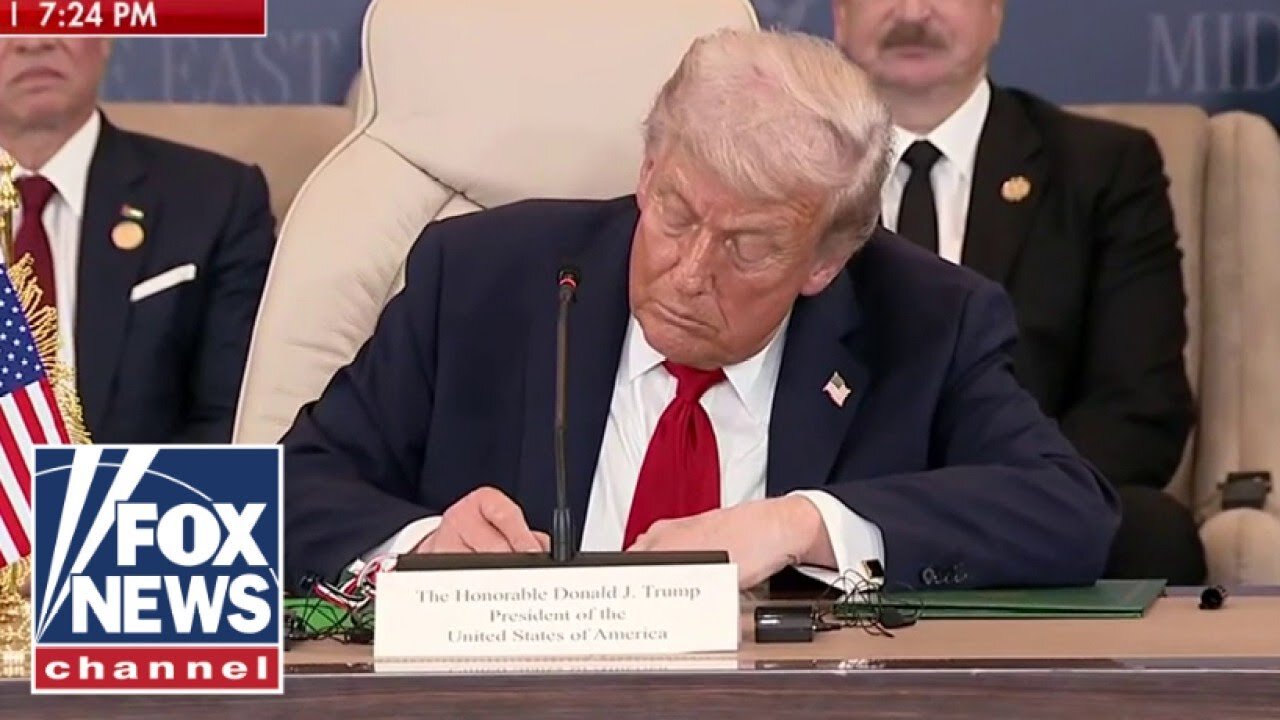 BREAKING: Trump signs historic Gaza peace plan