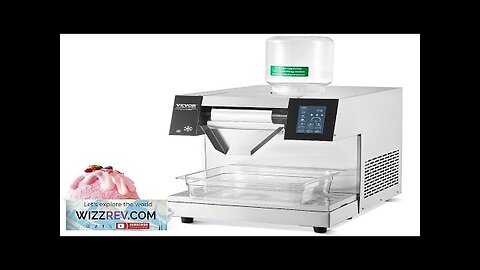 Commercial Snowflake Ice Machine 573LBS/24H Stainless Steel for Ice Cream Review