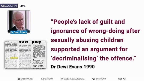 Dewi Evans, Lucy Letby Expert Witness, Called for Decriminalising Sexual Acts with Children?