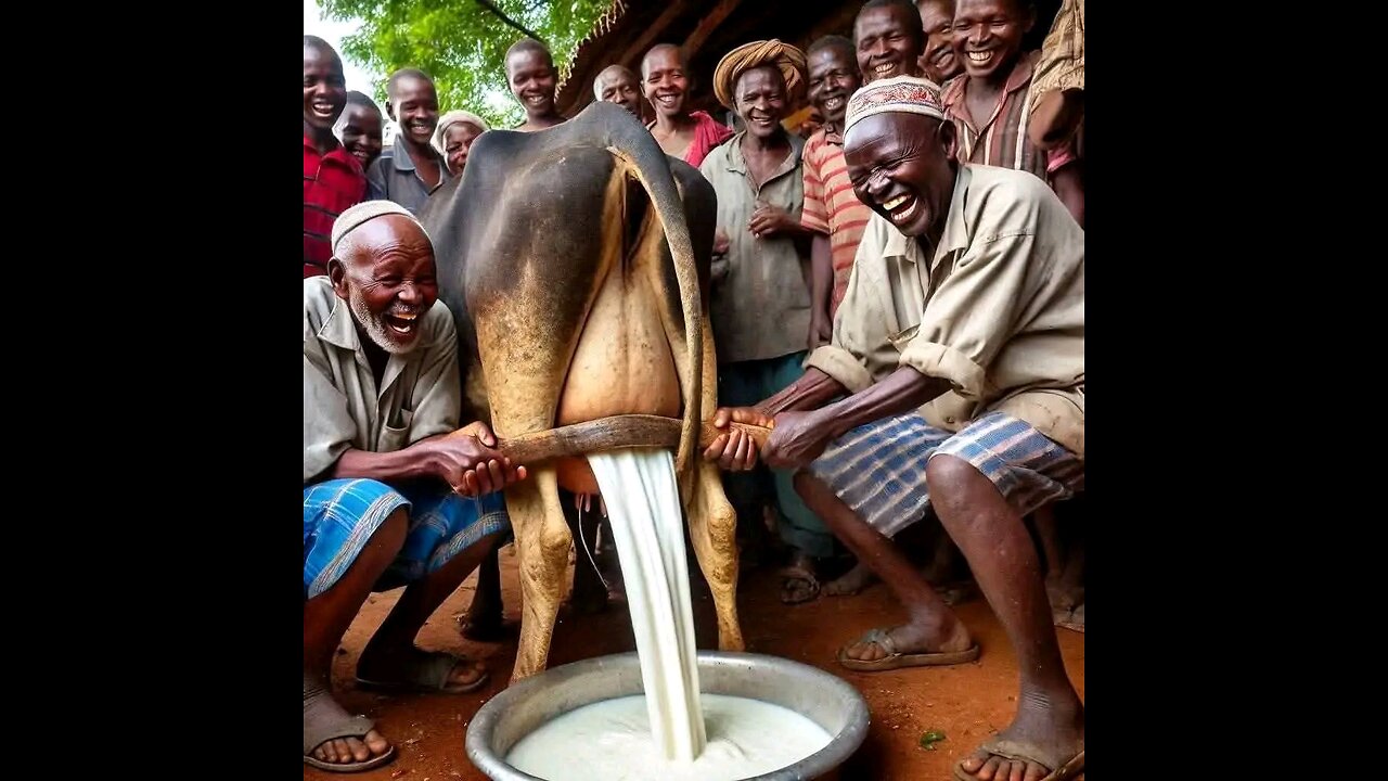 How to milk a goat in Africa👀🐐🐐🐐