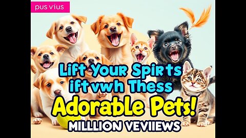 These pets are the perfect way to lift your spirits with their playful and cute behavior!