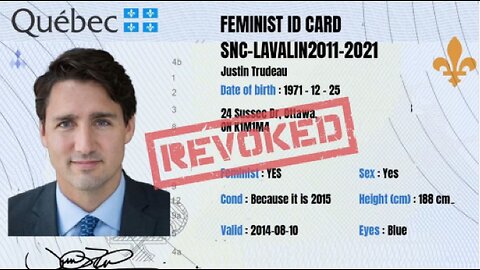 Since 2018, Trudeau's government has stolen $30 billion from Canadians & given it to terrorists & dictators under the guise of "GENDER EQUITY"