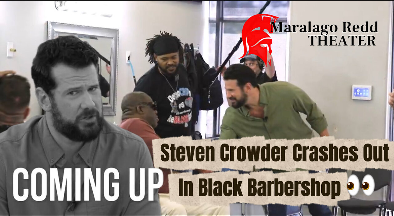 (LIVE) White Supremist Steven Crowder Crashes Out In Black Barbershop 💈 👀 VIDEO REACTION