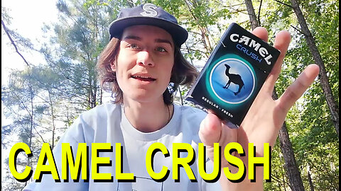 Smoking a Camel Crush Cigarette in Nature