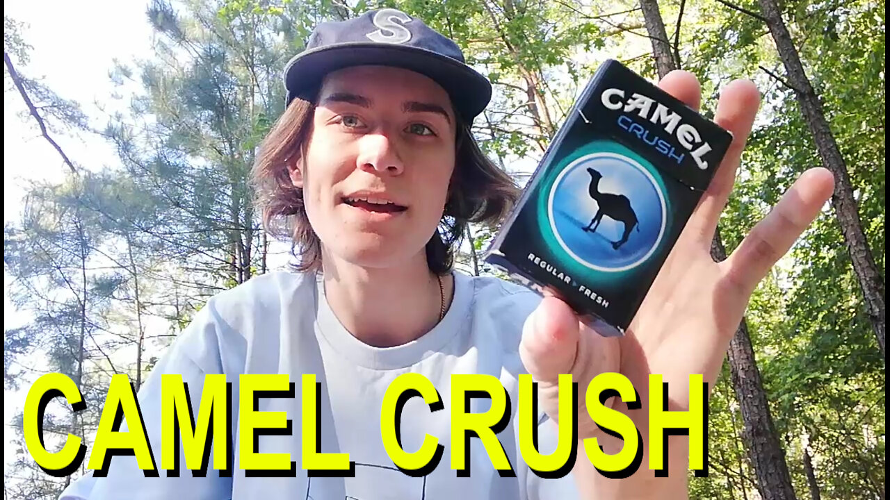 Smoking a Camel Crush Cigarette in Nature