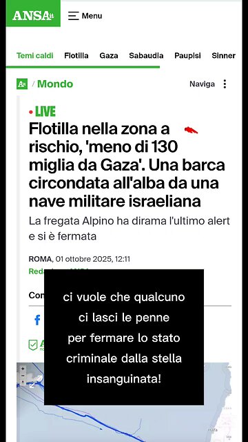 la notizia del giorno