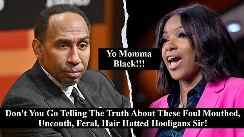 Stephen A Smith Bends The Knee To Black Women & Simps Over Telling The Truth About Jasmine Crockett!