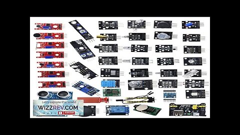 Geekcreit 45 In 1 Sensor Module Board Starter Kits Upgrade Version Review