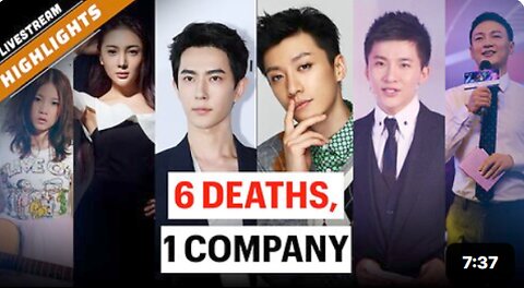 The PATTERN of DEATH inside China’s entertainment industry & EE-Media.