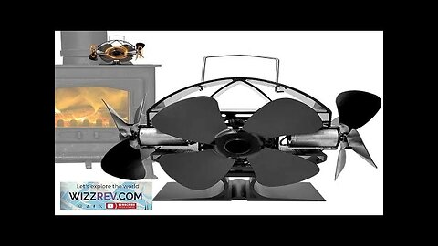 IPRee Stove Fan Without Electricity Quiet Chimney Fan For Stove Pipe Efficient Review