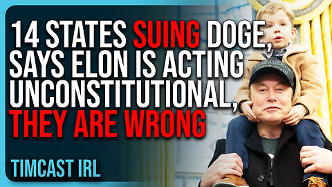 14 States SUING DOGE, Says Elon Musk Is Acting UNCONSTITUTIONAL, They Are WRONG