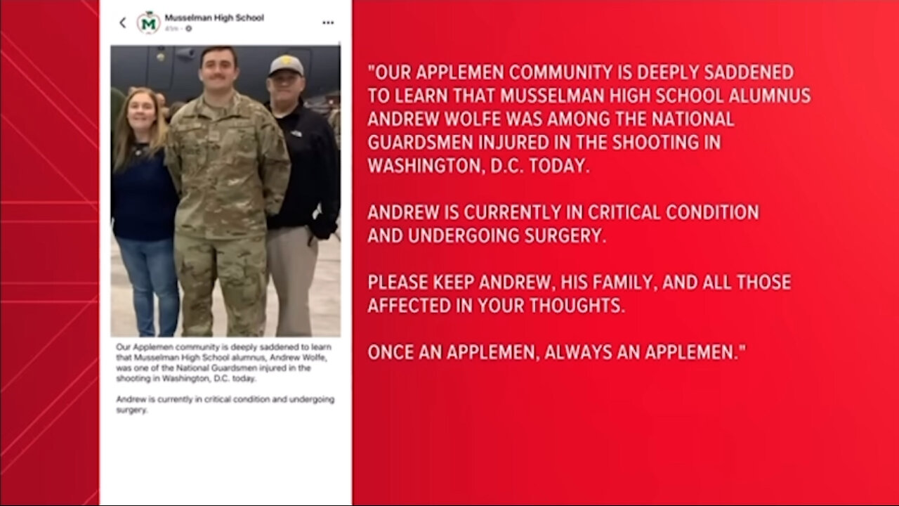 West Virginia National Guard member identified after terrorist attack in DC