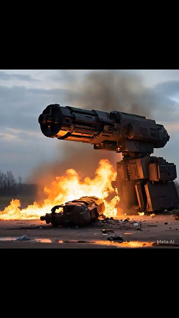 Super Weapon Getting Destroyed Gif (*Disclaimer This Video Was Made With Ai) 🔥