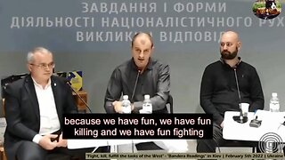 Zelensky's Ukraine Nazis admit having fun killing & they started war w/ Russia