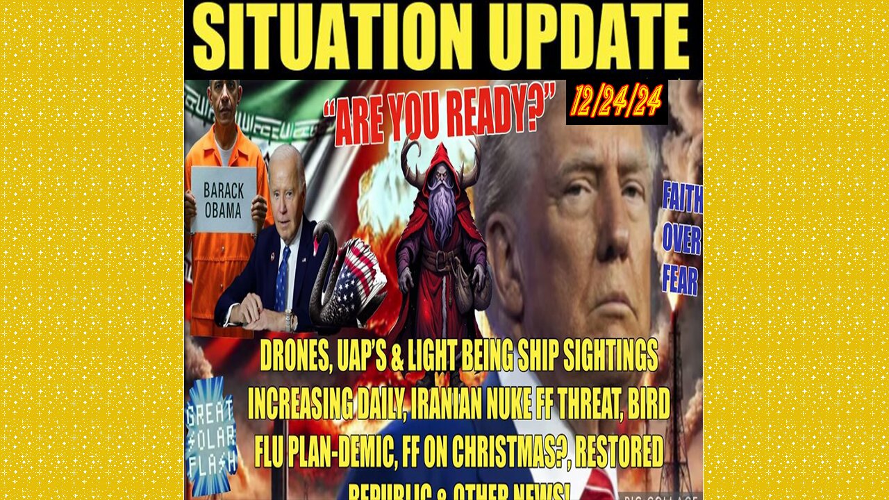 SG Anon. Juan O Savin ~ Situation Update 12/24/24 ~ Restored Republic > Judy Byington- Q+ White Hats