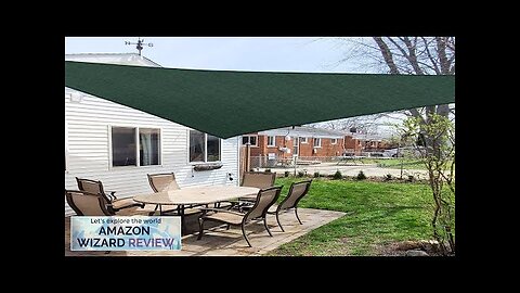 12' x 12' x 12' Sun Shade Sail Triangle Outdoor Canopy Cover Review