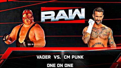 wwe 2k25 Vader vs Cm punk wrestling fight wwe