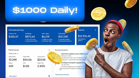 How I Earned $1000 Daily On Google AdSense And How To Fix Earning Dropping