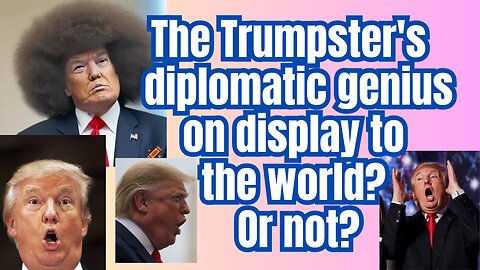 Trump... the 'never a dull moment' man... Greenland again?