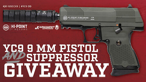 GIVEAWAY // High Point YC9 + JK Armament 105 CCX 9MM