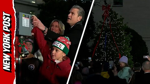 Pete Hegseth hosts first-ever Pentagon Christmas tree lighting
