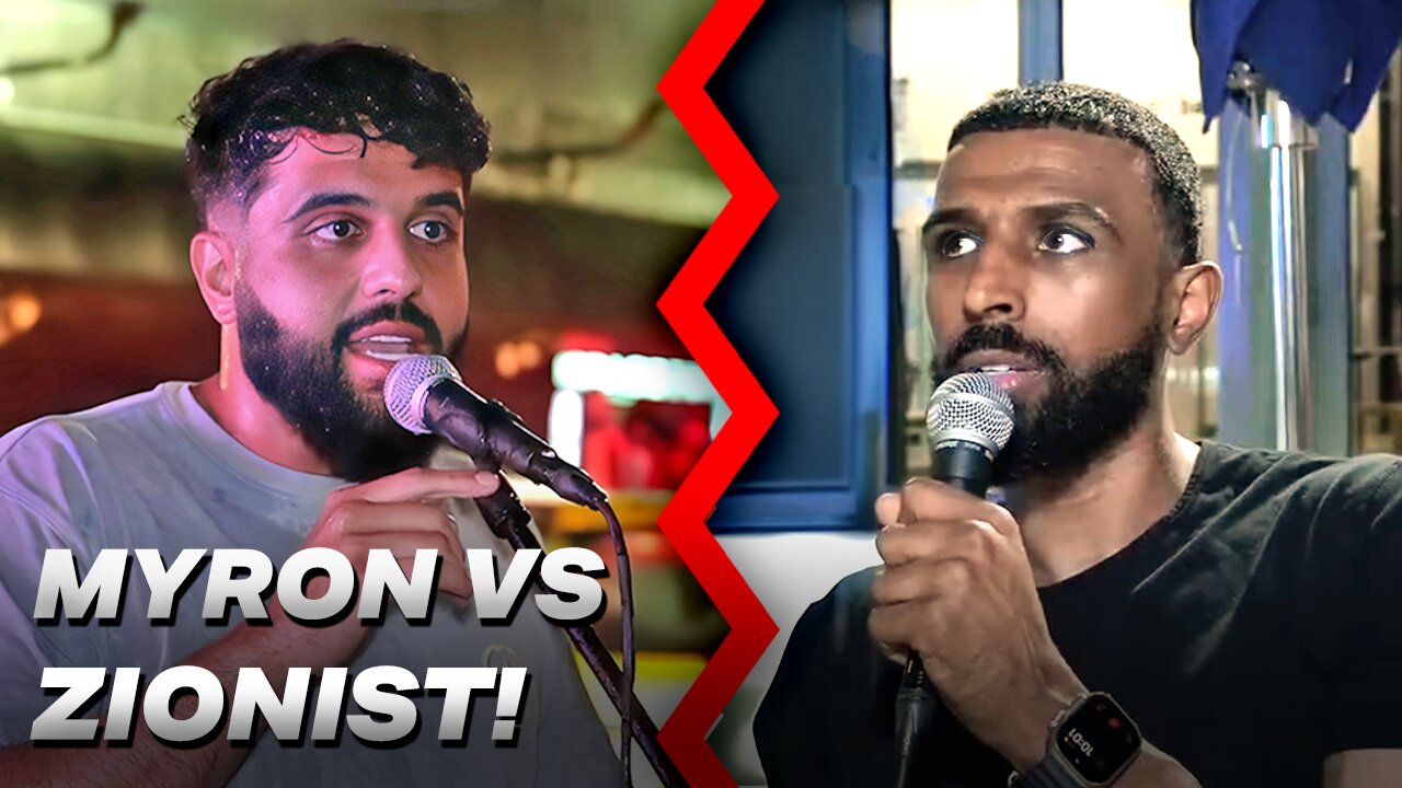 Zionist Got Dismantled After Trying To Confront Myron On Oct. 7th!