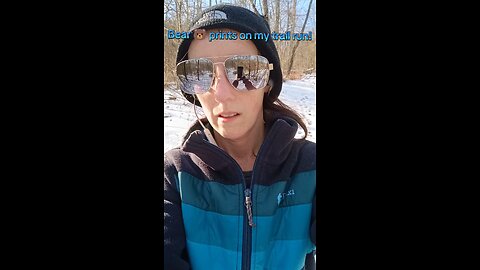 Bear print on my trail run!