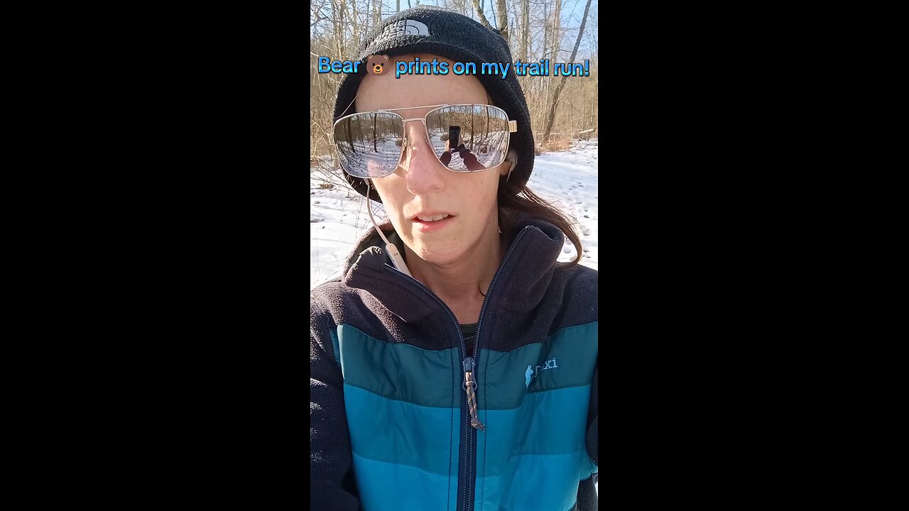 Bear print on my trail run!