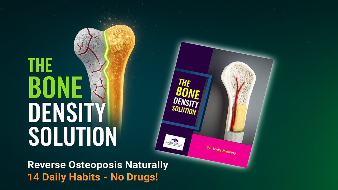 "The Bone Density Solution" by Shelly Manning: EXPOSE Meds Rebound – UNBREAKABLE Bones! 🔥