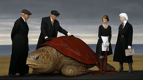 Dreamlike Turtle Adventure: Saddling the Giant on Sandy Shores!